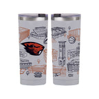 Oregon State Beavers 24oz Campus Line Art Tumbler