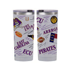 East Carolina Pirates 24oz Local Stainless Steel Tumbler