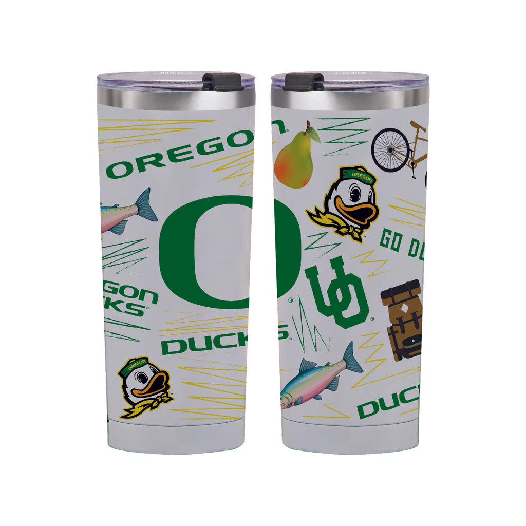 Oregon Ducks 24oz Local Stainless Steel Tumbler