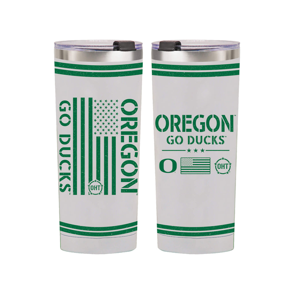 24oz Oregon Ducks OHT TC Flag Tumbler