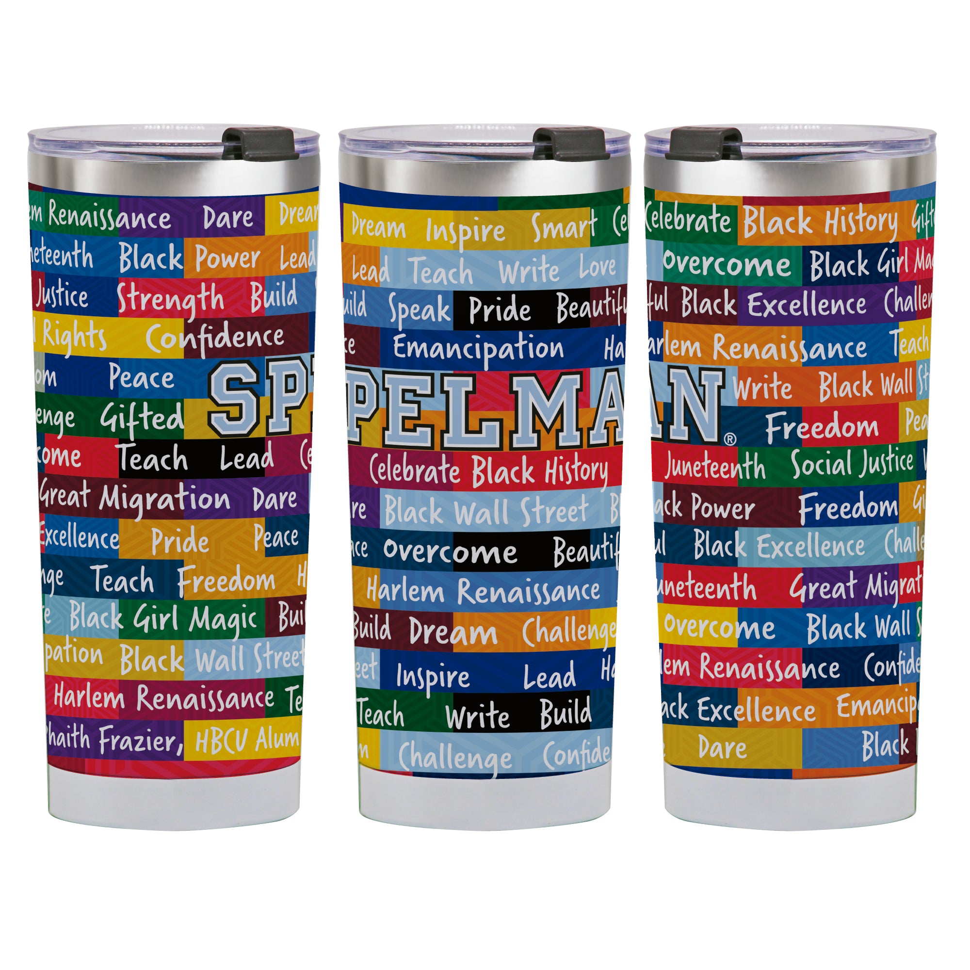 24oz Spelman Jaguars BHM Tumbler