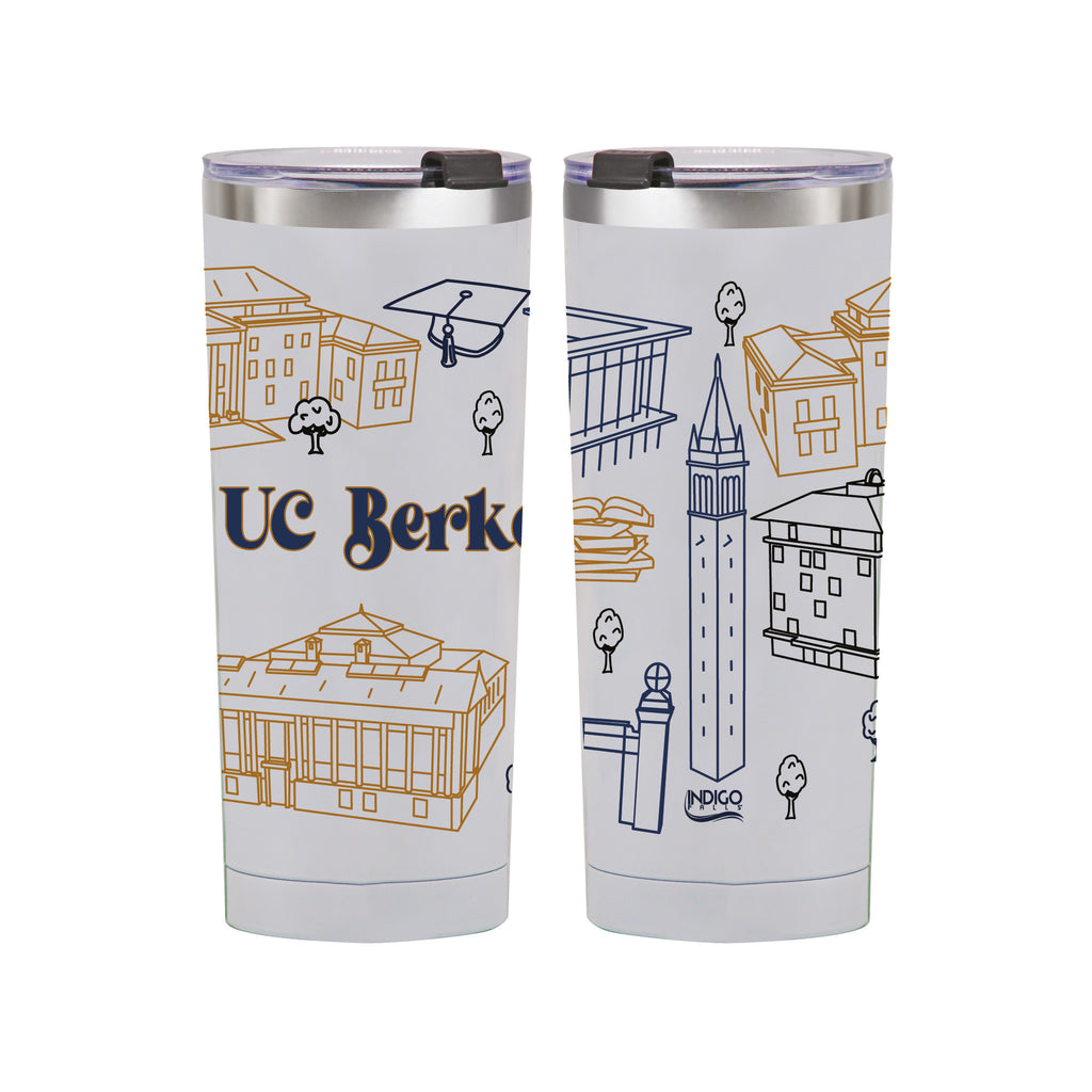 Cal Berkley 24oz Campus Line Art Tumbler