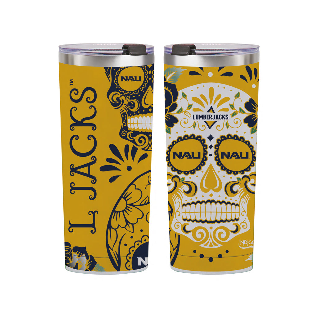Northern Arizona Lumberjacks 24oz Dia de los Muertos Tumbler