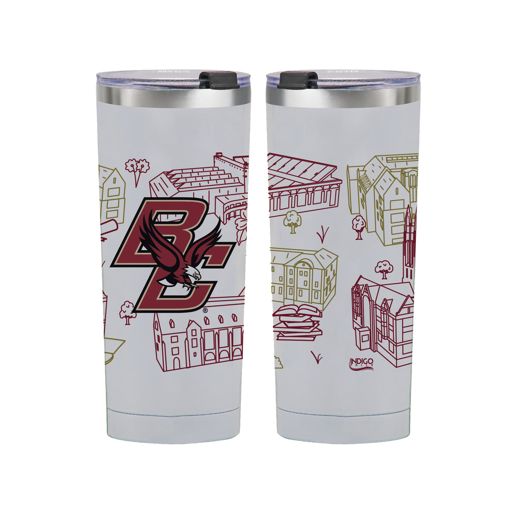 Boston College Eagles 24oz Campus Line Art Tumbler