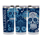 Villanova Wildcats 24oz Dia de los Muertos Tumbler