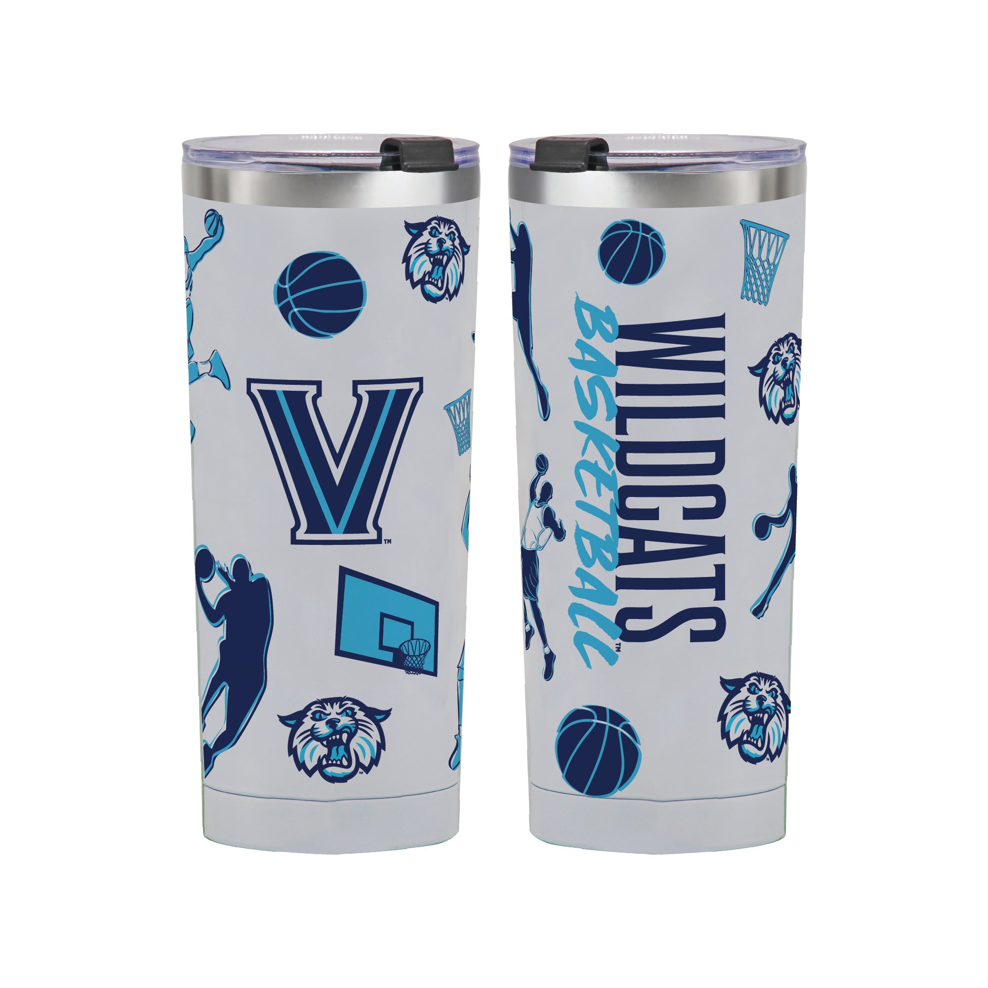 24oz Villanova Wildcats Basketball Sketch Tumbler