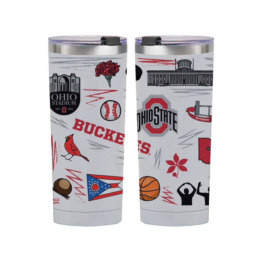 Ohio State Buckeyes 24oz Local Stainless Steel Tumbler