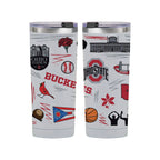 Ohio State Buckeyes 24oz Local Stainless Steel Tumbler