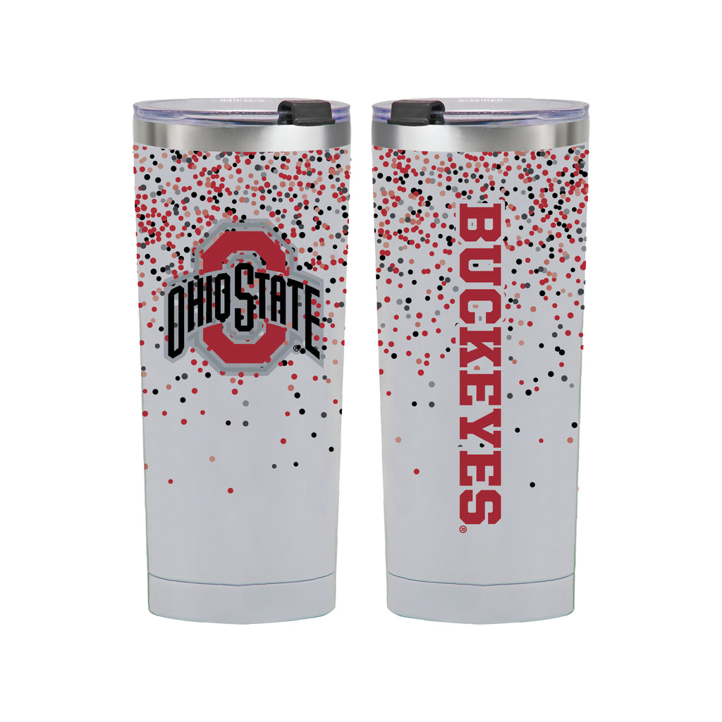 Ohio State Buckeyes 24oz Confetti Tumbler