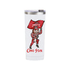 Ohio State Buckeyes Mascot by Laura Wilcox 24oz Stainless Steel Tumbler