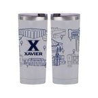 Xavier Musketeers 24oz Campus Line Art Tumbler