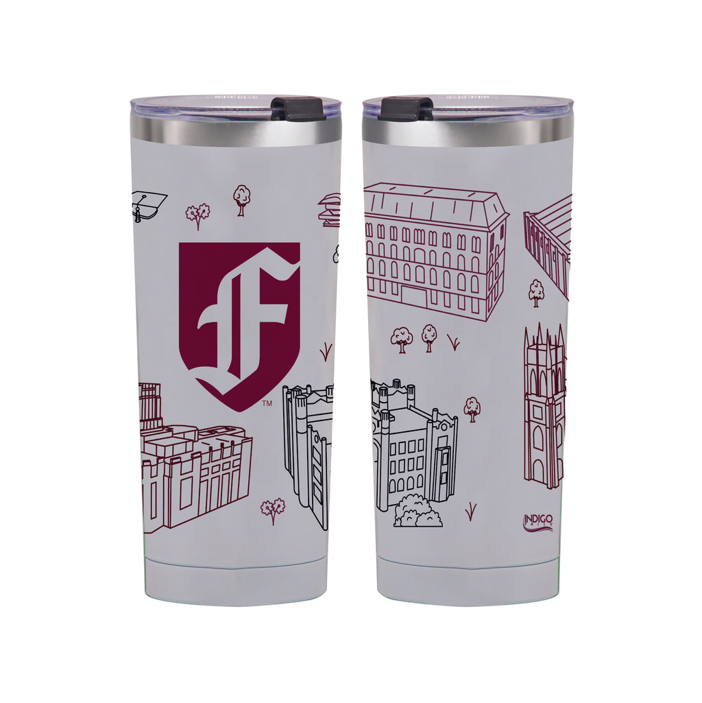 Fordham University 24oz Campus Line Art Tumbler