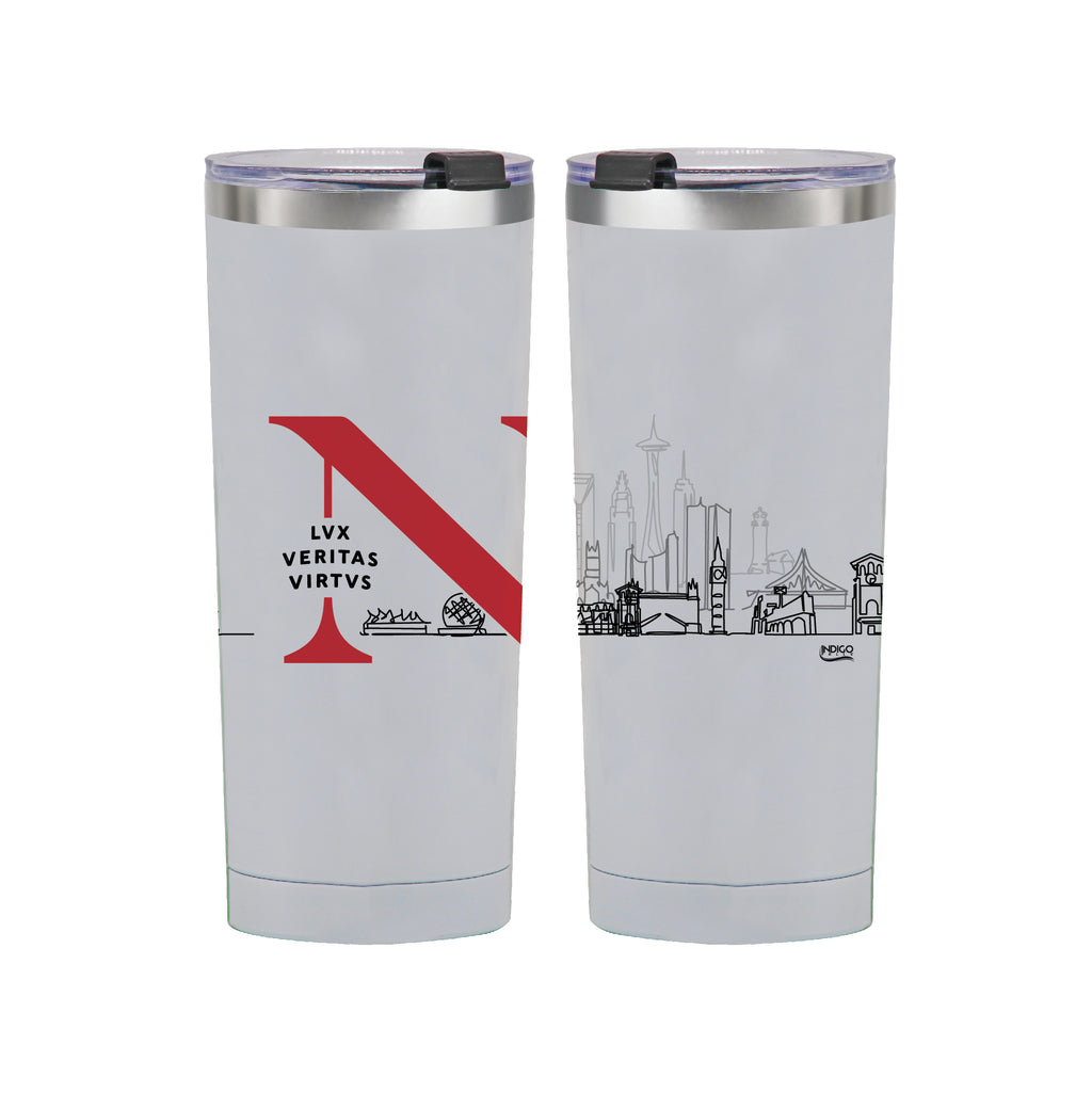 Northeastern Huskies 24oz Campus Line Art Tumbler