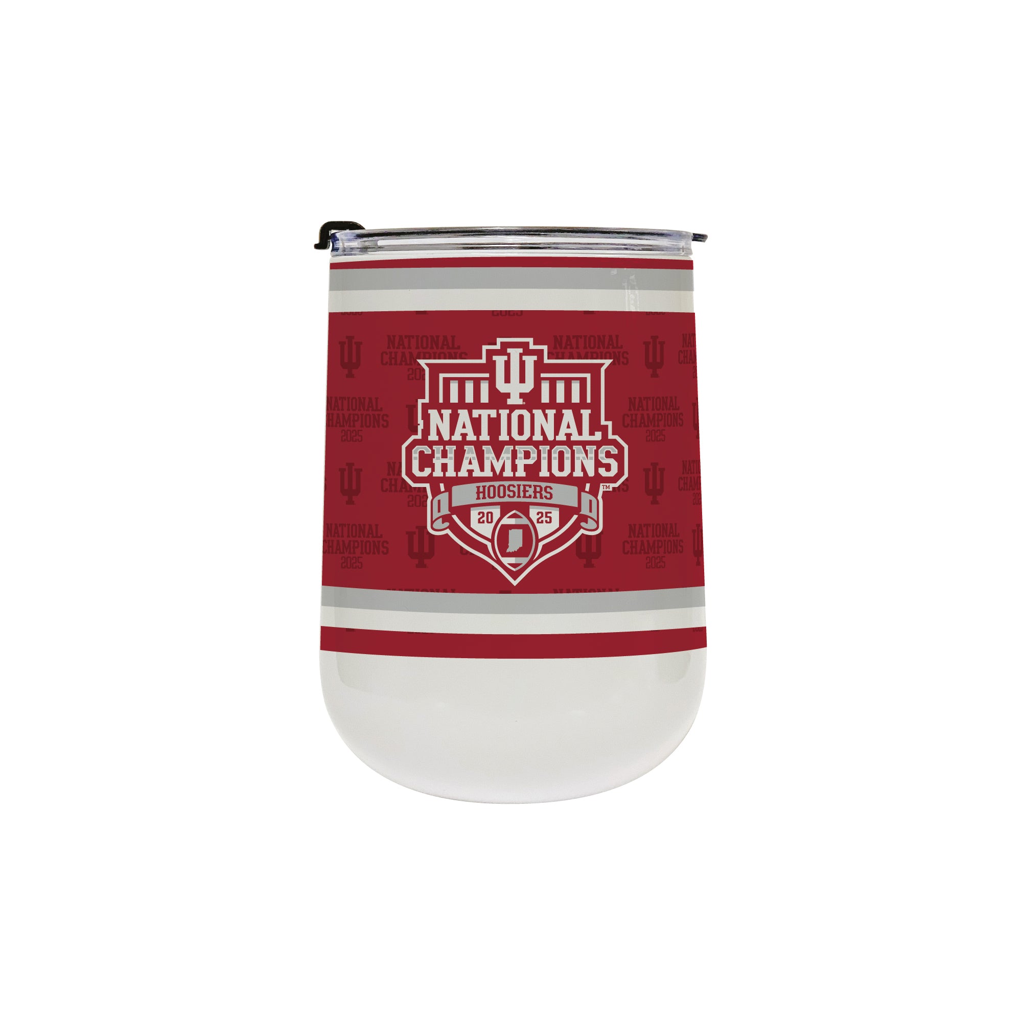 2025 CFP Football National Champions Indiana Hoosiers 18oz Tumbler