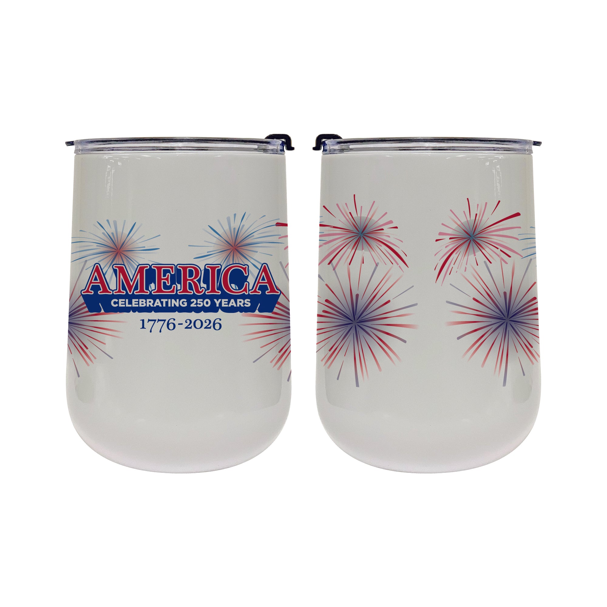 America Fireworks 18oz Tumbler