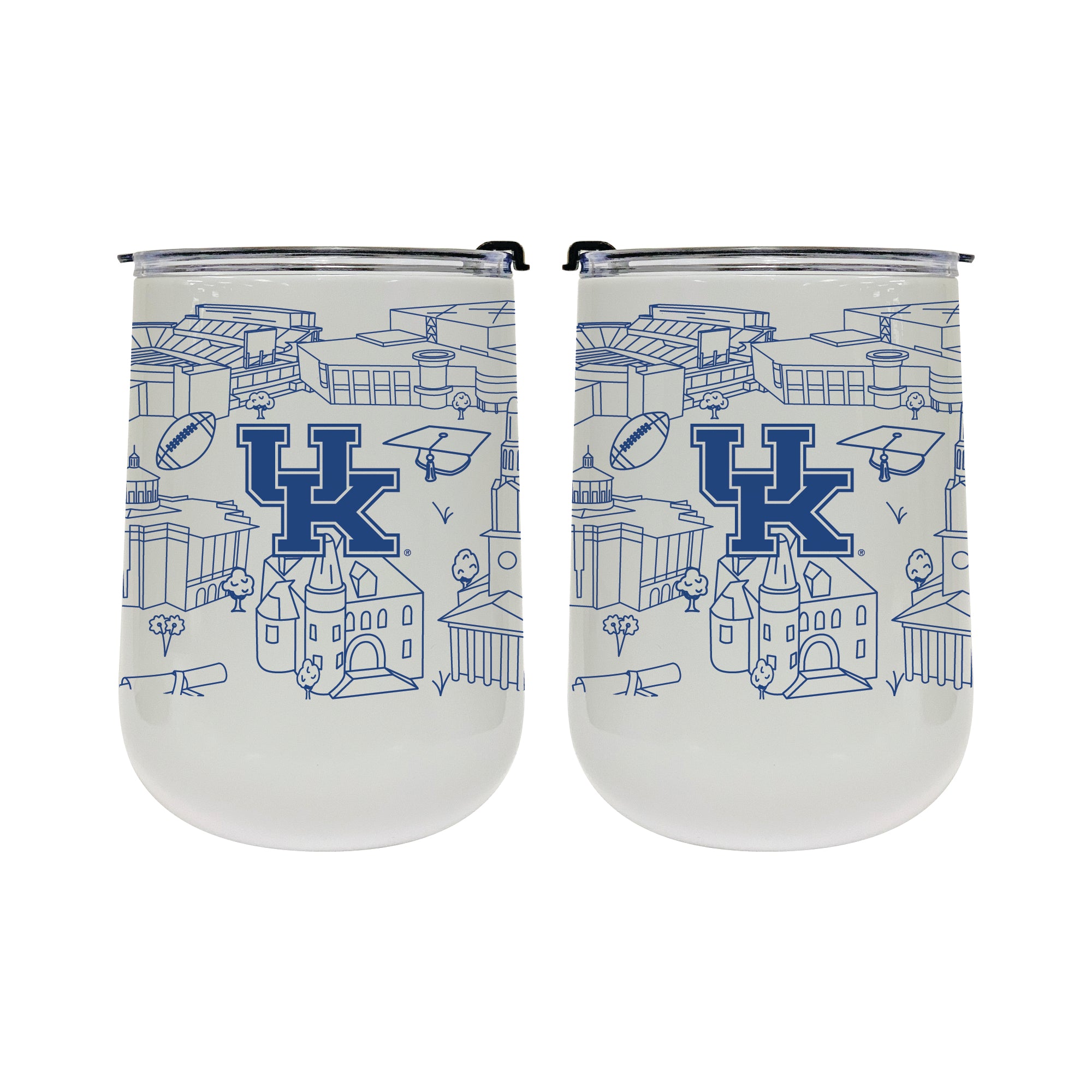 Kentucky Wildcats 18oz Campus Line Art Tumbler