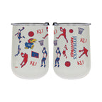 18oz Kansas Jayhawks Basketball Sketch Stainless Tumbler