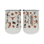 18oz Texas Longhorns Basketball Sketch Stainless Tumbler