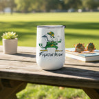 Notre Dame Fighting Irish Mascot by Laura Wilcox 18oz Tumbler