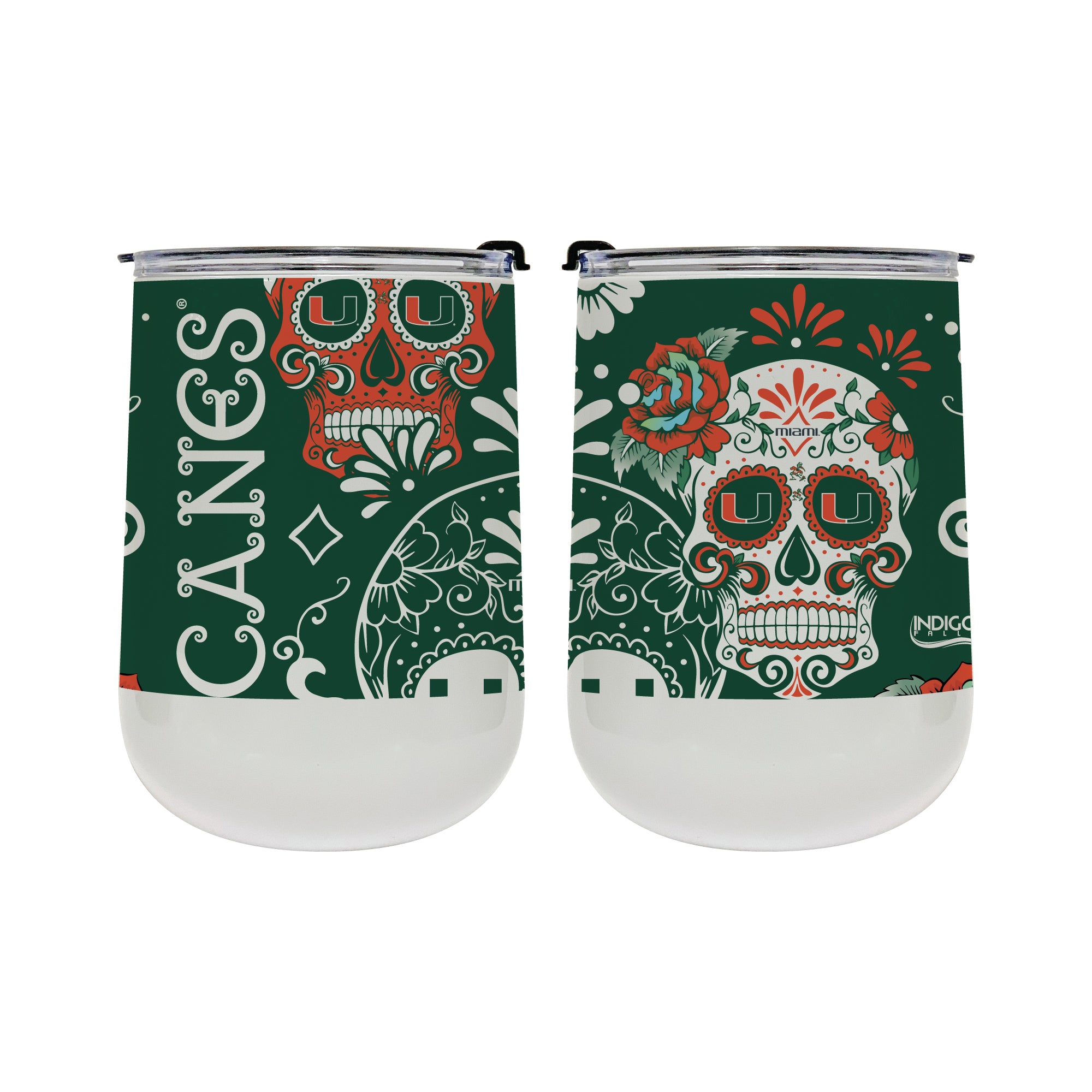 Miami Dia de los Muertos 18oz tumbler