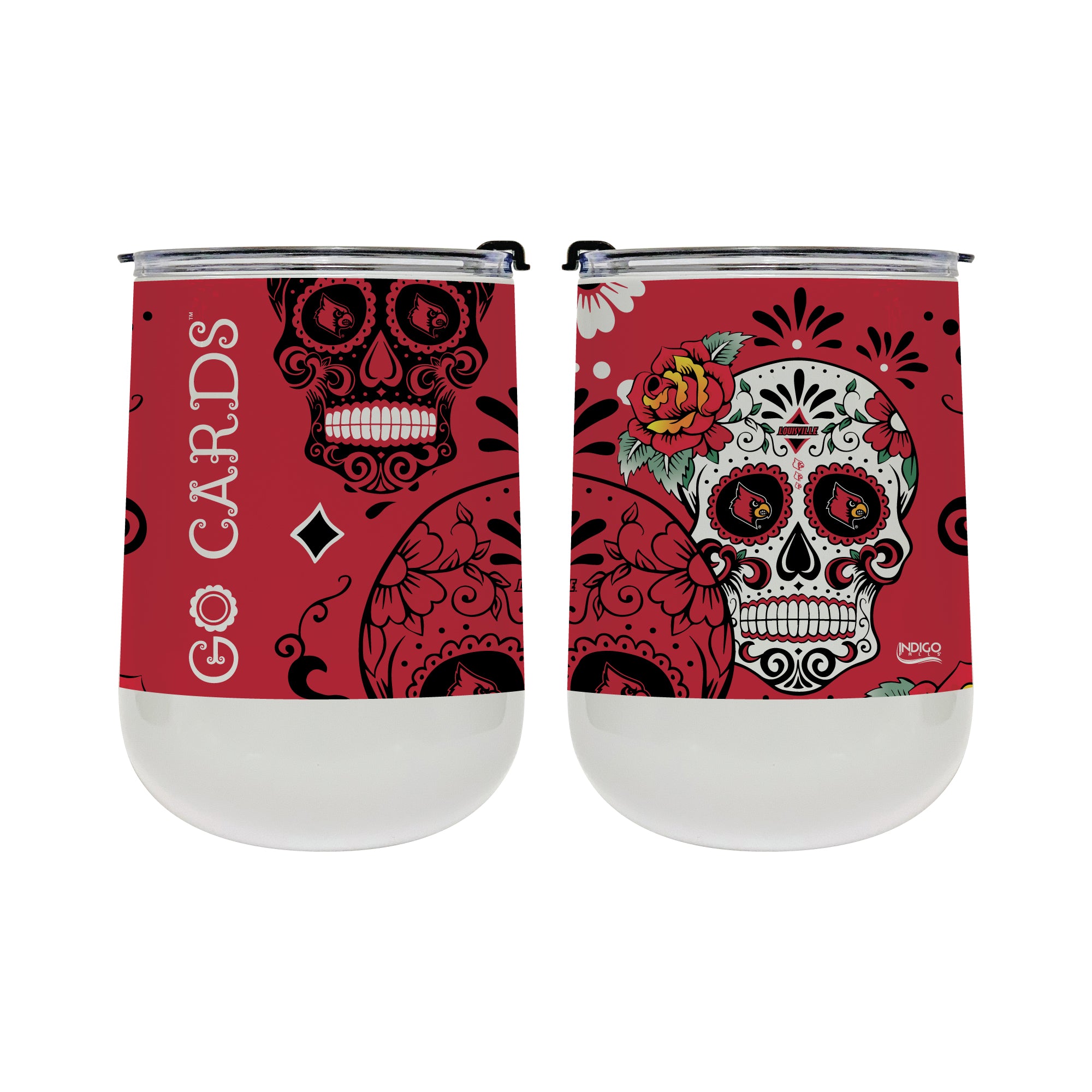 Louisville Dia de los Muertos 18oz tumbler