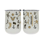 18oz Vanderbilt Commodores Basketball Sketch Stainless Tumbler