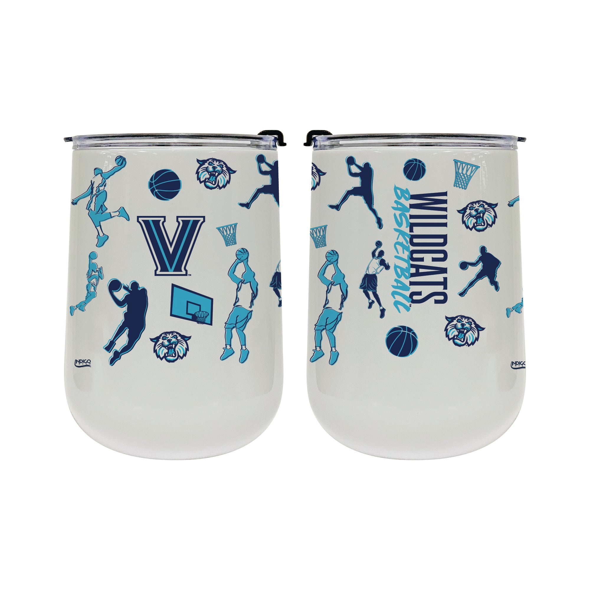 18oz Villanova Wildcats Basketball Sketch Stainless Tumbler