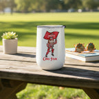 Ohio State Buckeyes Mascot by Laura Wilcox 18oz Tumbler