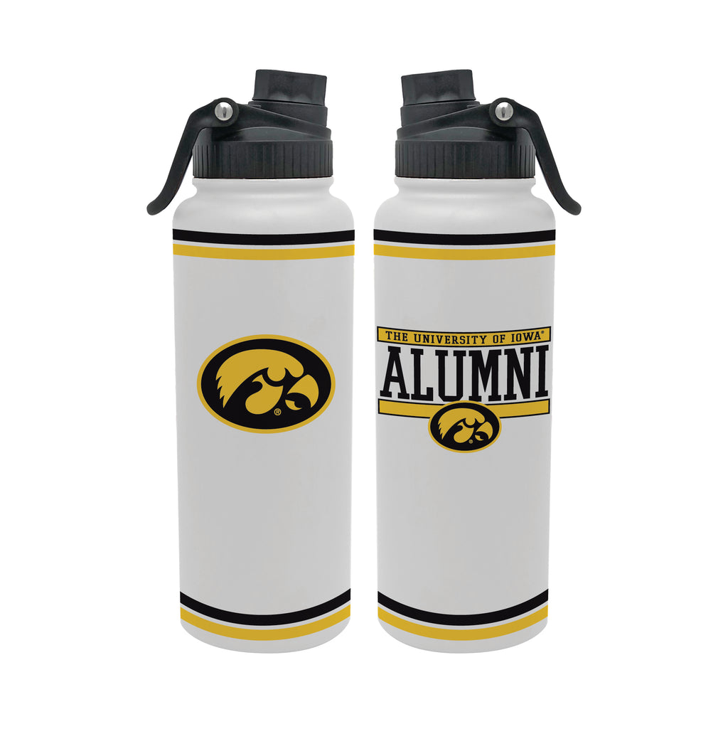 34oz Iowa Hawkeyes Alumni Aqua Bottle