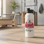 Georgia Bulldogs Mascot by Laura Wilcox 34oz Aqua Bottle