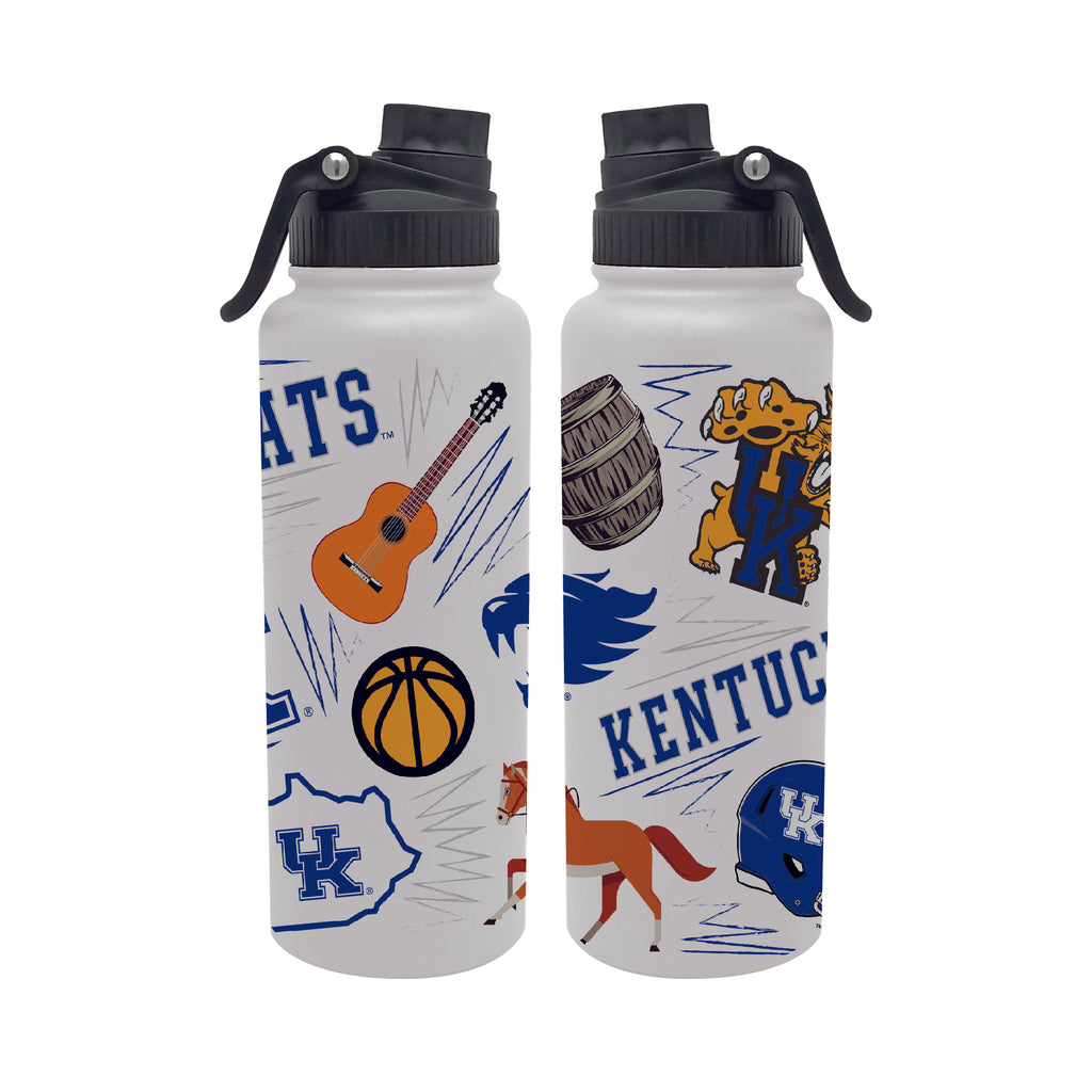 34oz Kentucky Wildcats Local Aqua Bottle