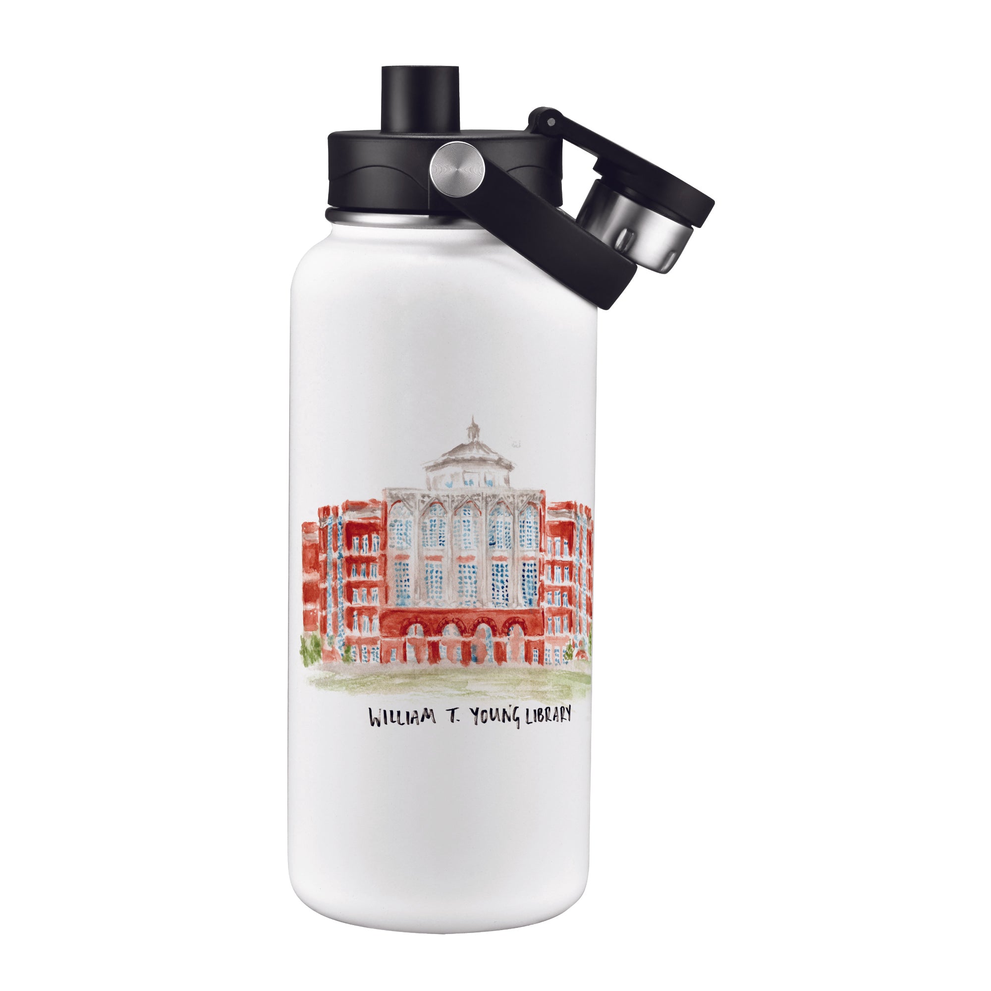 Kentucky Wildcats 34oz Aqua Bottle by Laura Wilcox