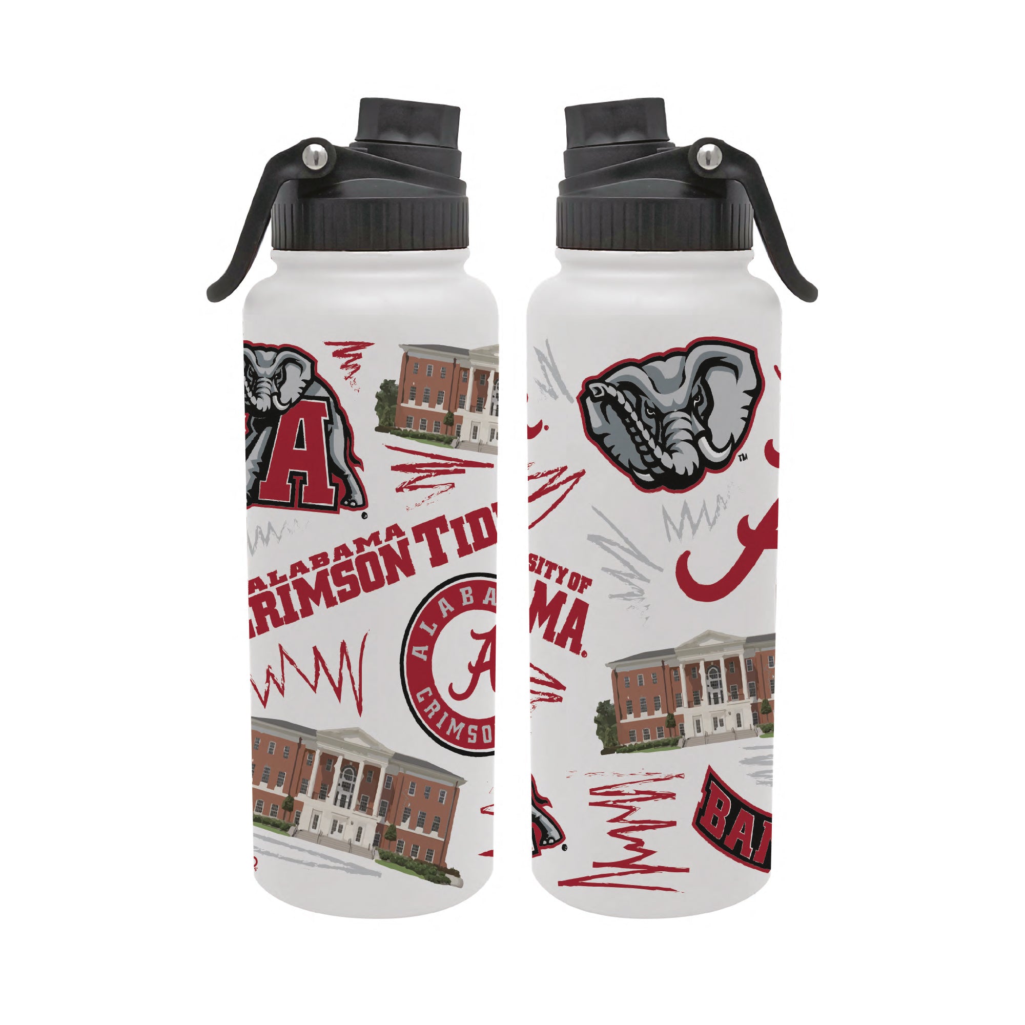 34oz Alabama Crimson Tide Local Aqua Bottle