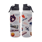 34oz Auburn Tigers Local Aqua Bottle