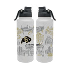 Colorado Buffaloes 34oz Campus Line Art Aqua Bottle