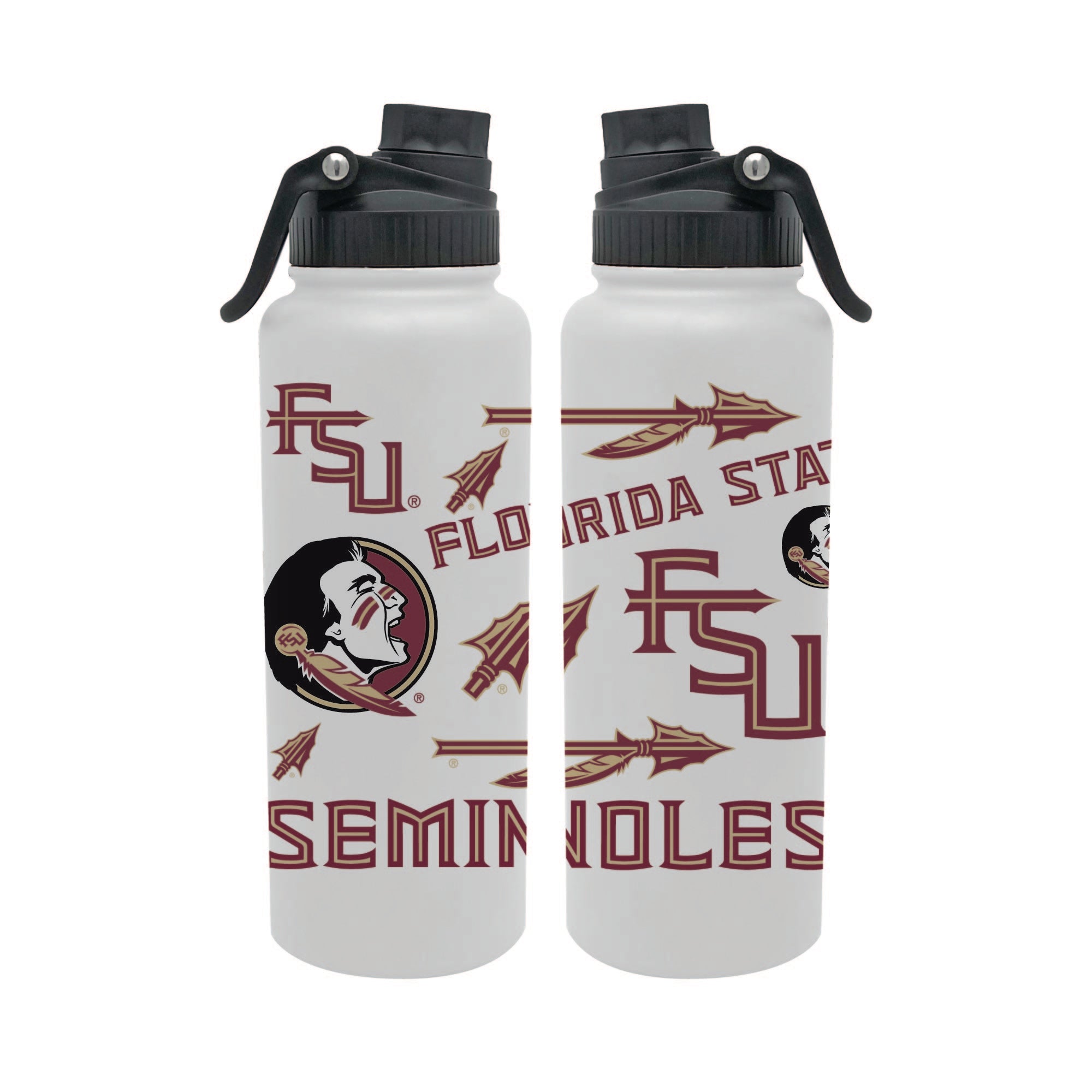 Florida State Seminoles 34oz Stainless Steel Medley Aqua Bottle