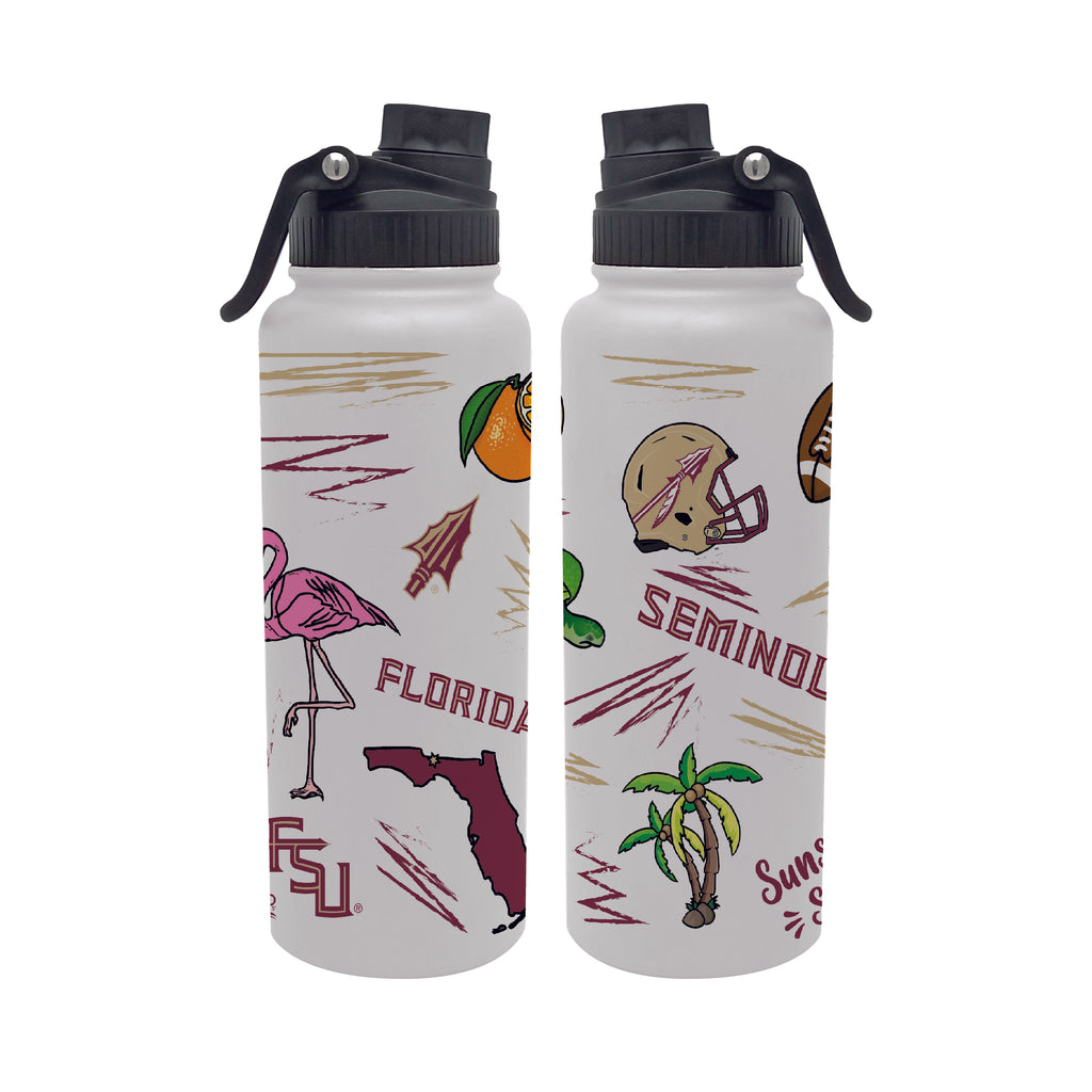 34oz Florida State Seminoles Local Aqua Bottle