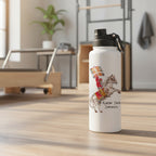 Florida State Seminoles Mascot by Laura Wilcox 34oz Aqua Bottle