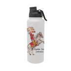 Florida State Seminoles Mascot by Laura Wilcox 34oz Aqua Bottle