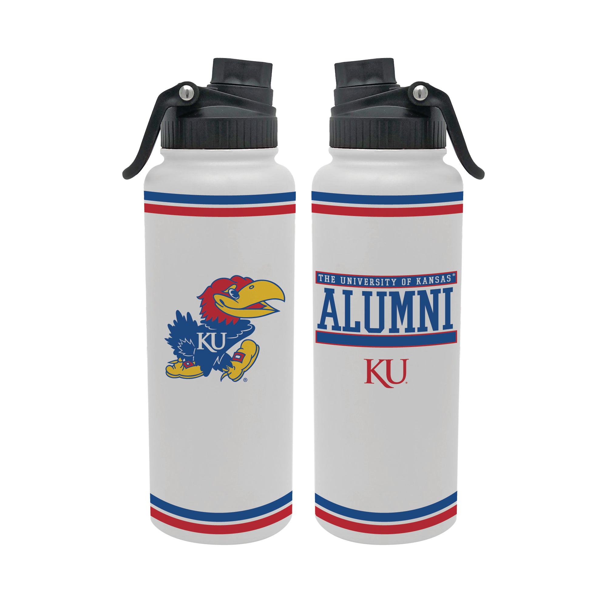 34oz Kansas Jayhawks Alumni Aqua Bottle