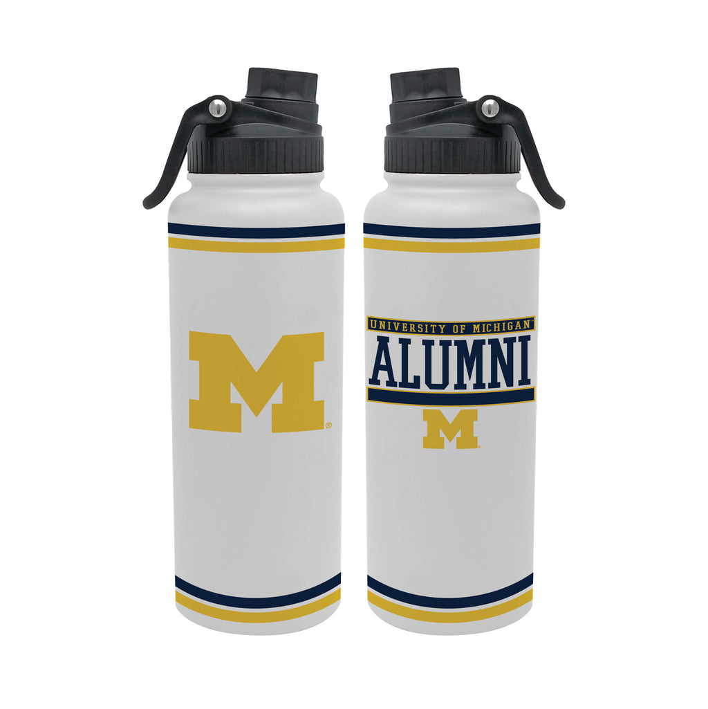 34oz Michigan Wolverines Alumni Aqua Bottle