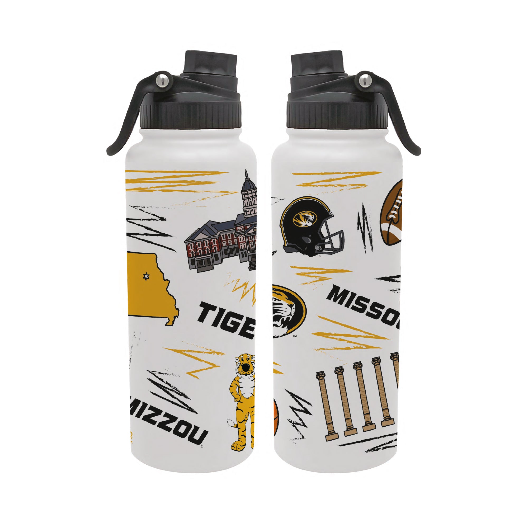 34oz Missouri Tigers Local Aqua Bottle