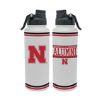 34oz Nebraska Cornhuskers Alumni Aqua Bottle