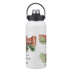 Oklahoma Sooners 34oz Aqua Bottle by Laura Wilcox