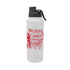 Oklahoma Sooners Mascot by Laura Wilcox 34oz Aqua Bottle
