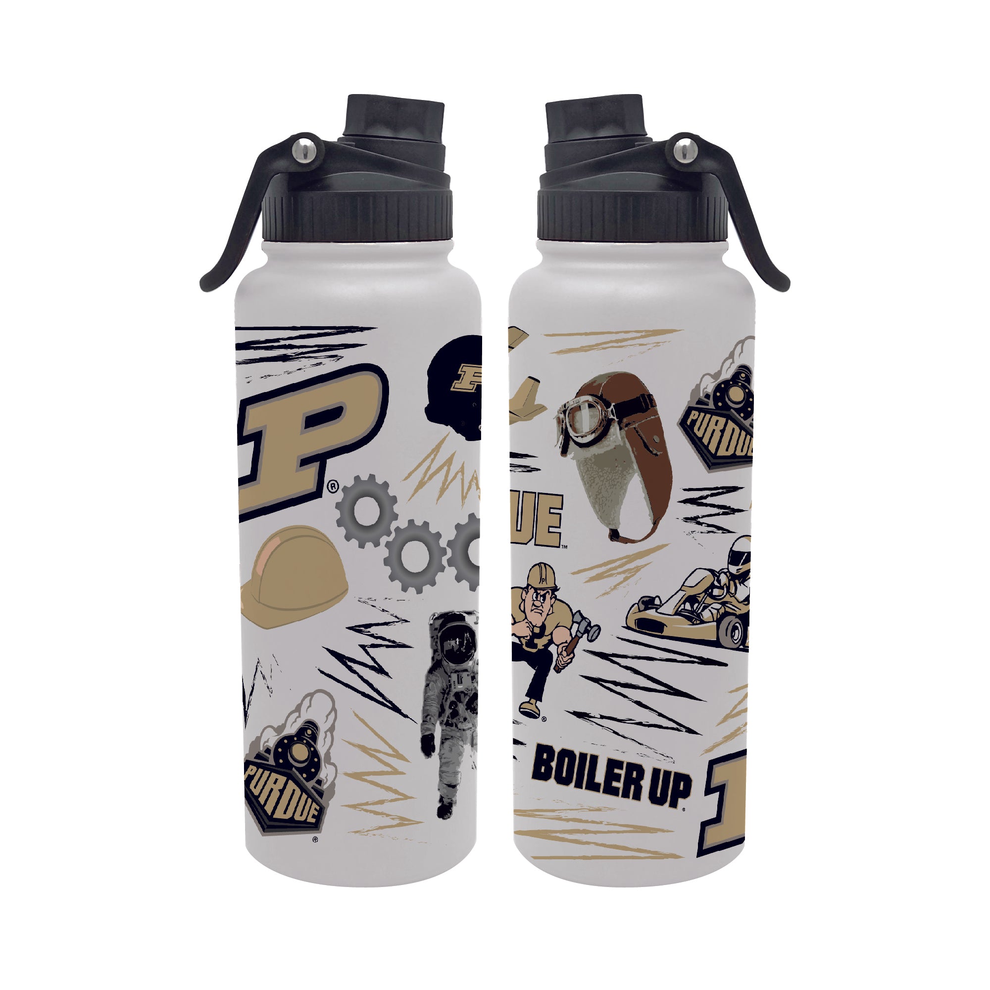 34oz Purdue Boilermakers Local Aqua Bottle