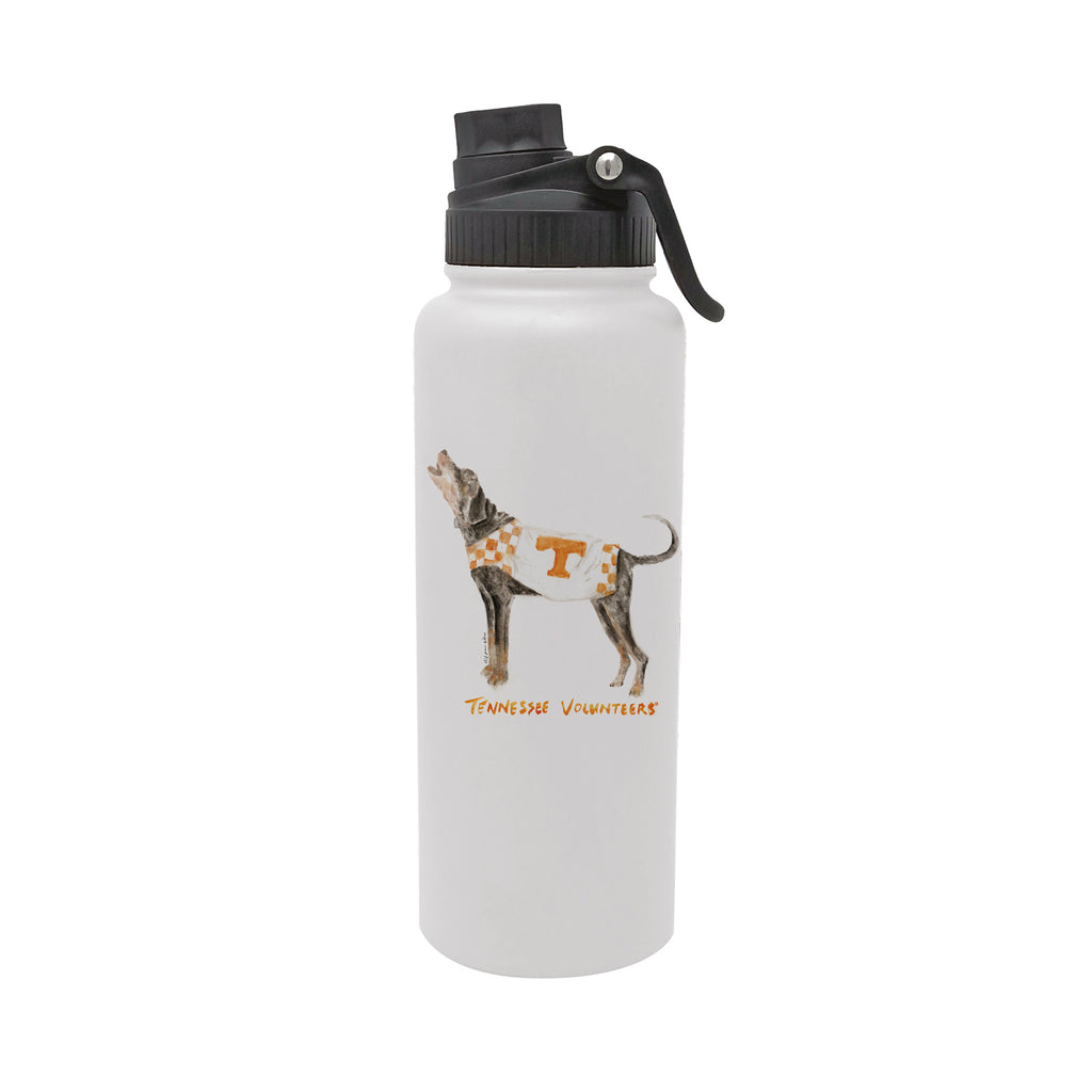 Tennessee Volunteers Mascot by Laura Wilcox 34oz Aqua Bottle