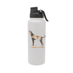 Tennessee Volunteers Mascot by Laura Wilcox 34oz Aqua Bottle