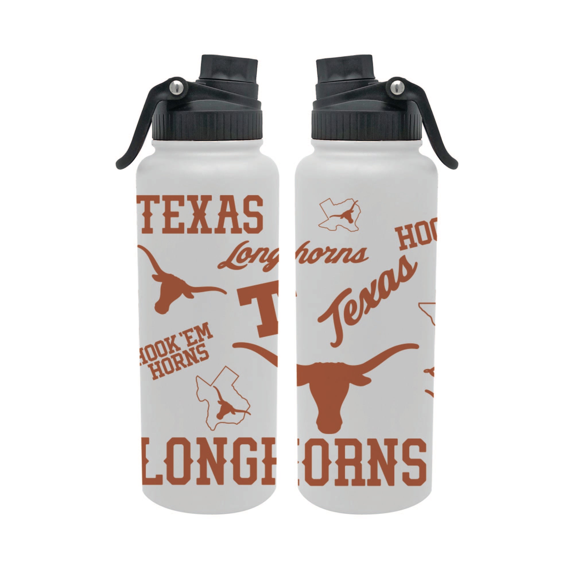 Texas Longhorns 34oz Stainless Steel Medley Aqua Bottle