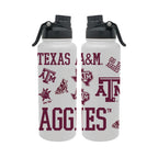 Texas A&M Aggies 34oz Stainless Steel Medley Aqua Bottle